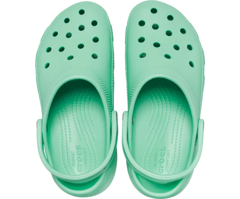 Crocs Women's Classic Platform Clog Jade Stone - UK8-2